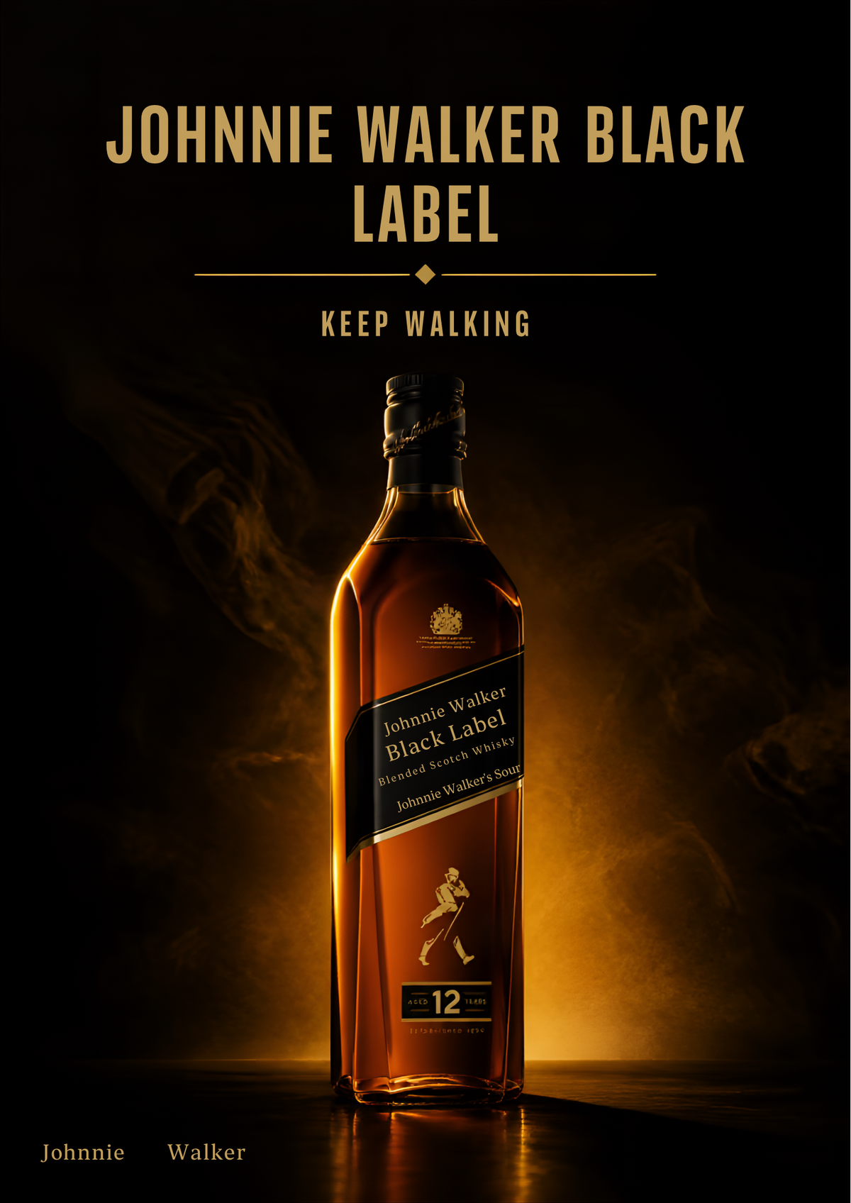 Johnnie walker black label posters