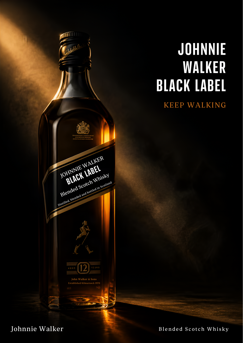 Johnnie walker black label posters