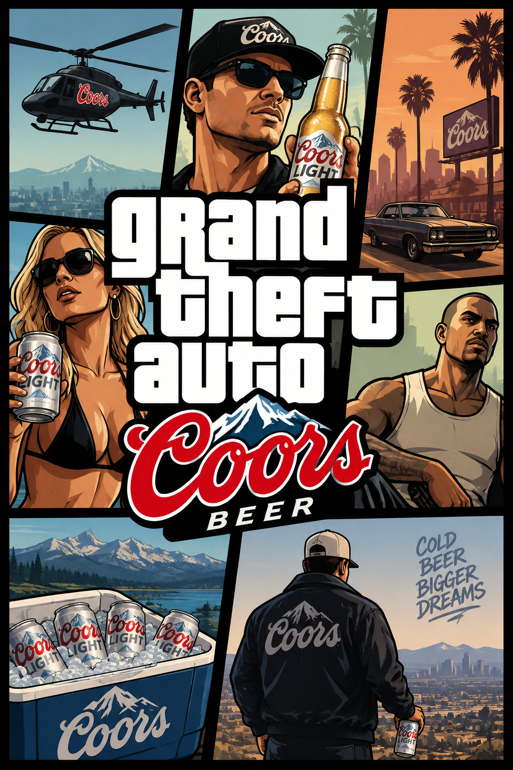 Cools gta style poster