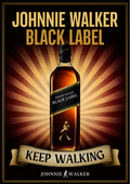Johnnie walker black label posters